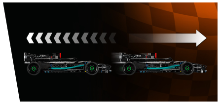 Xe đua kéo thả dành cho fan Mercedes-AMG Petronas F1
